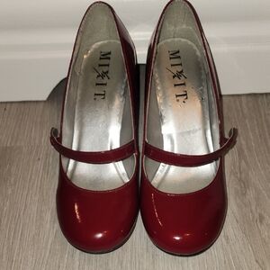 Mixit Red Mary Jane Heels
